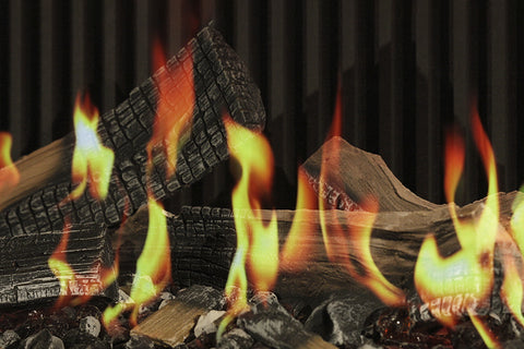 Image of Ambiance Luxus 60" Vitrual Single Side View Built-In Electric Fireplace