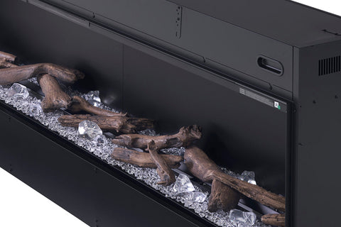 Image of Dimplex Optimyst 86 inch Linear Water Vapor Built-In Electric Fireplace - Water Mist Fireplace with Heater OLF86-AM