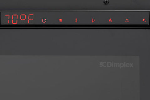 Image of Dimplex Optimyst 66 inch Linear Water Vapor Built-In Electric Fireplace - Water Mist Fireplace with Heater OLF66-AM