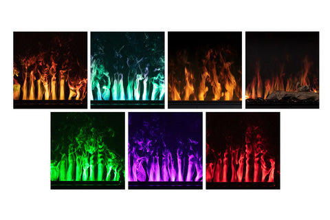 Image of Dimplex Optimyst 86 inch Linear Water Vapor Built-In Electric Fireplace - Water Mist Fireplace with Heater OLF86-AM