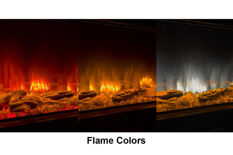 Image of Dynasty Melody 41 Inch 3 Sided 2 Sided Built In Electric Fireplace - DY-BTS40 - Dynasty Fireplaces
