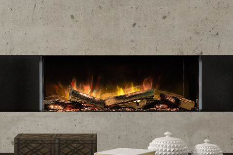 Image of Flamerite Fires E-FX 40-inch 3-Sided 2-Sided Built In Electric Fireplace - FLR-FP-EFX-1000 | Multi Side View E-FX Series