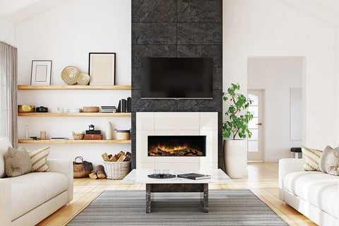 Image of Flamerite Fires E-FX 40-inch 3-Sided 2-Sided Built In Electric Fireplace - FLR-FP-EFX-1000 | Multi Side View E-FX Series