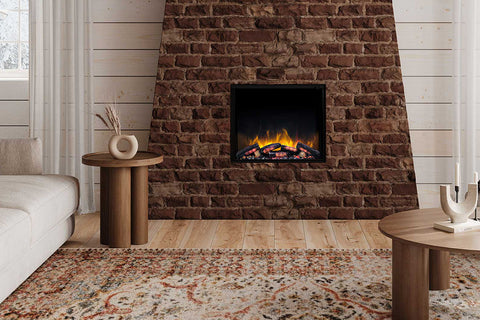 Image of Flamerite Fires E-FX Slim Line 24-inch Built-In Electric Firebox - SL 600 - Electric Fireplace E-FX Slim EFX-SL-600
