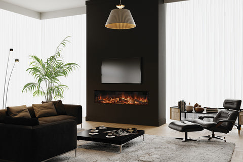 Image of Ortal Evonic E-Lectra Multi-Side View Built-In Electric Electric Fireplace E-LECTRA