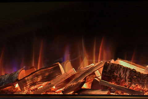 Image of Evonic E-Lectra Multi-Side View Built-In Electric Electric Fireplace E-LECTRA Flames