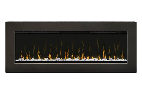 Image of Dimplex Ignite XL Electric Fireplace Wall Mount Mantel Package in Premium Iron Finish