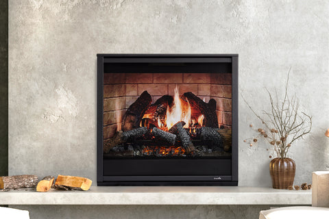 Image of SimpliFire Inception 36-in Traditional Virtual Smart Electric Fireplace - SF-INC36 Firebox