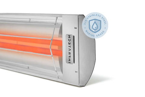 Image of Infratech CD Series Dual Element Marine Grade 4000 Watt 208V Outdoor Electric Heater | Infratech 39 in Electric Radiant Heater | CD4028MG