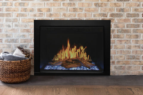 Image of Modern Flames Orion Traditional 36 in Heliovision Virtual Smart Built In Electric Firebox - Fireplace Insert OR36-TRAD