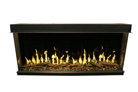 Image of Modern Flames Orion Multi 120" Heliovision Virtual Multi-Side View Built-In Electric Fireplace
