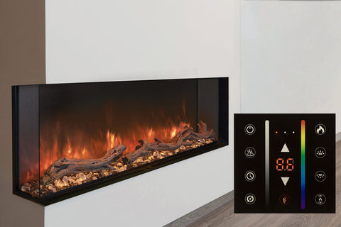 Image of Modern Flames Landscape Pro Multi 68-inch 3 Sided and 2 Sided Built In Wall Mount Linear Electric Fireplace | LPM-6816 | Electric Fireplaces Depot