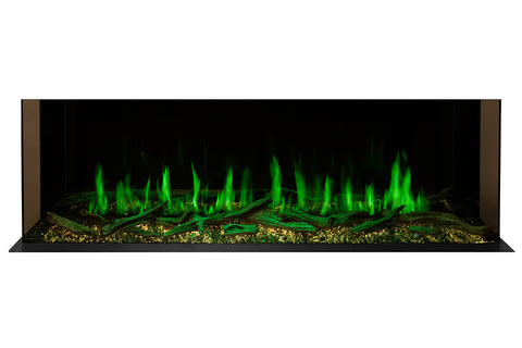 Image of Modern Flames Orion Multi 73 inch 3-Sided Electric Fireplace Wall Mount Studio Suite Mantel Coastal Sand WSS-OR60-CS