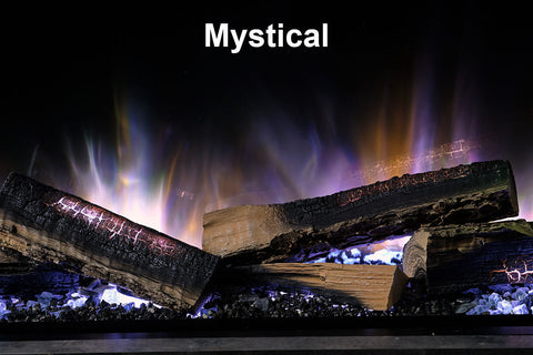 Image of Flamerite Fires E-FX Slim Line 40-inch Linear Built-In Electric Fireplace - FLR-FP-EFX-SL-1000 Flames