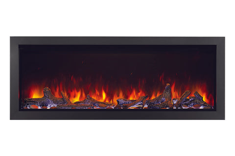Image of Napoleon Astound 62 inch Smart Built-In Wall Mount Electric Fireplace Insert - Linear Modern Fireplace - NEFB62AB