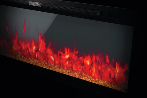 Image of Napoleon Entice 36 inch Wall Mount Recessed Linear Electric Fireplace | Built in Electric Insert | NEFL36CFH-1