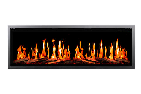 Image of Modern Flames Orion Slim V2 Heliovision Virtual Recessed Wall Mount Electric Fireplace - OR-SLIM-V2