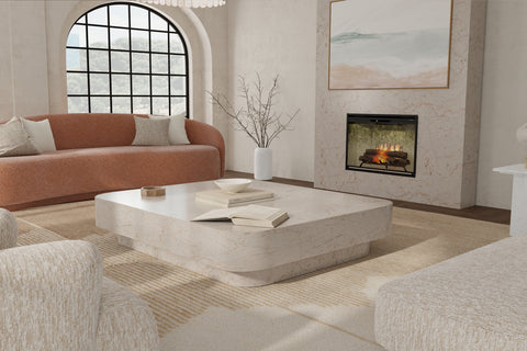 Image of Dimplex Revillusion inch Built In Electric Fireplace Weathered Concrete - Firebox -