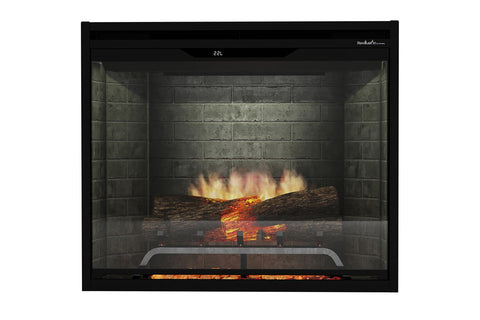 Image of Dimplex Revillusion 30 inch Built In Electric Fireplace Neutral Brick - Firebox - Heater - REV30-NB