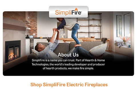 Image of Hearth & Home SimpliFire 25 inch Electric Fireplace Insert SF-INS25 - SimpliFire Electric 25'' Firebox