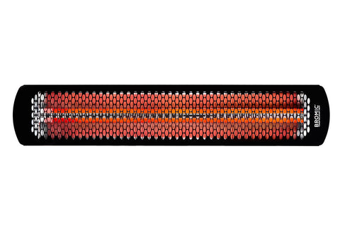 Image of Bromic Tungsten Smart-Heat 6000 Watt 277V Infrared Electric Patio Heater Black | Tungsten 56 in Electric Radiant Heater | BH0420043