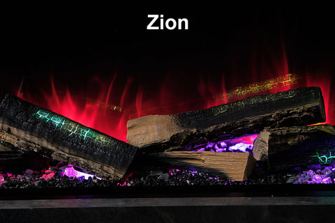 Image of Flamerite Fires E-FX Slim Line 24-inch Built-In Electric Firebox - Electric Fireplace E-FX Slim FLR-FP-EFX-SL-600