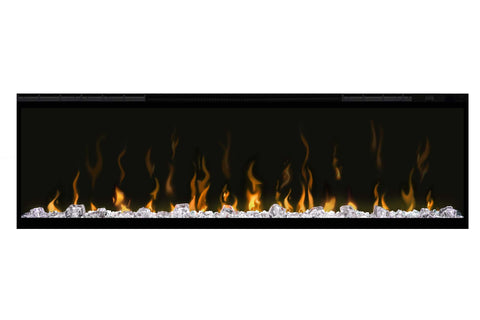 Image of Dimplex Ignite XL Electric Fireplace Wall Mount Mantel Package in Premium Iron Finish