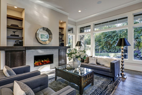 Image of Modern Flames Orion V2 Multi-Sided 52-inch Heliovision Virtual Smart Built In Electric Fireplace - OR52-MULTI-V2