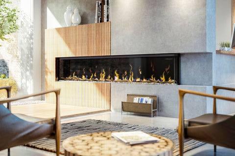 Image of Dimplex Ignite XL Bold 100-In Smart Built-In Linear Electric Fireplace - 3-Sided Multi-Sided Electric Fireplace - XLF10017-XD
