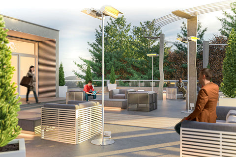 Image of Dimplex DSH 2000W Outdoor Indoor Electric Heater | DSH Infrared Electric Heater | DSH20W