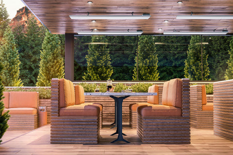 Image of Dimplex DLW 1500W Outdoor Indoor Electric Heater | DLW Radiant Electric Heater | DLW1500W12