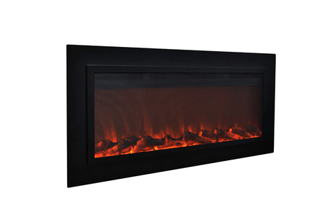 Image of Touchstone Sideline Steel 50 inch Buit-in Electric Fireplace - Heater - 80025 - Electric Fireplaces Depot