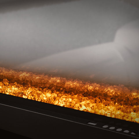 Image of Napoleon Clearion 50 inch See Through Built in Electric Fireplace - Heater - NEFBD50HE - NEFBD50H - Electric Fireplaces Depot