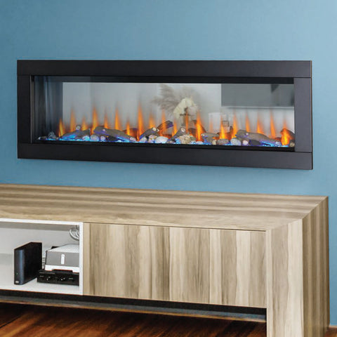 Image of Napoleon Clearion Elite 60 inch See Through Built in Electric Fireplace | SeeThru Insert | Heater | NEFBD60HE | Electric Fireplaces Depot