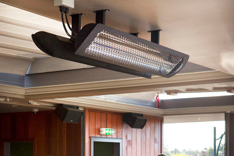 Image of Bromic Tungsten Smart-Heat 4000 Watt 208V Outdoor Electric Patio Heater Black | Tungsten 44 in Radiant Heater | BH0420034