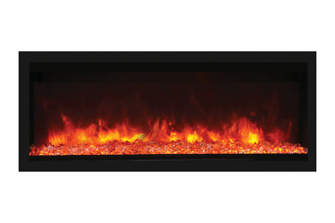 Image of Remii 65 inch Extra Tall Built-In Indoor Outdoor Electric Fireplace | Heater | 102765-XT | Electric Fireplaces Depot
