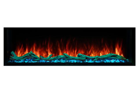 Image of Modern Flames Landscape Pro Multi 56-inch 3 Sided and 2 Sided Built In Wall Mount Linear Electric Fireplace | LPM-5616 | Electric Fireplaces Depot