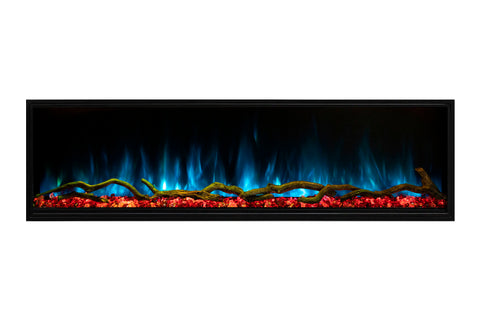 Image of Modern Flames Landscape Pro Slim 68-inch Built In Wall Mount Linear Electric Fireplace | LPS-6814 | Electric Fireplaces Depot