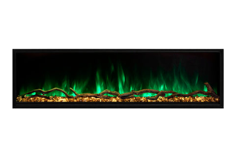 Image of Modern Flames Landscape Pro Slim 44-inch Built In Wall Mount Linear Electric Fireplace | LPS-4414 | Electric Fireplaces Depot