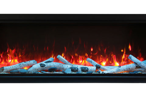 Image of Remii 55 inch Extra Tall Built-In Indoor Outdoor Electric Fireplace | Heater | 102755-XT | Electric Fireplaces Depot