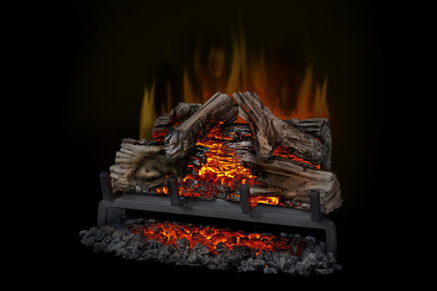 Image of Napoleon Woodland 24 Inch Electric Fireplace Logs Insert - Heater - Log Set - NEFI24H - Electric Fireplaces Depot