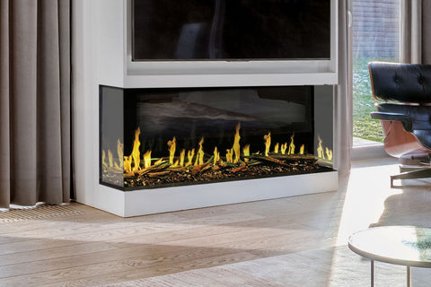 Image of Modern Flames Orion Multi-Sided 60-inch Heliovision Virtual Smart Built In Electric Fireplace - OR60-MULTI