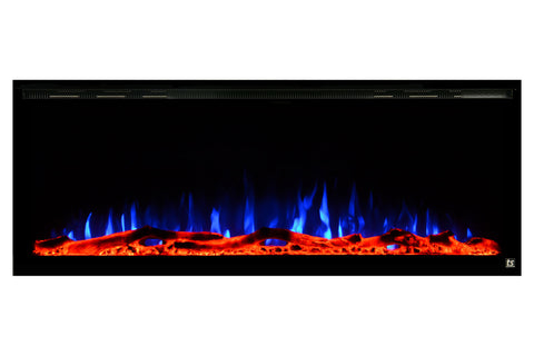 Image of Touchstone Sideline Elite 50" Built-In Recessed Flush Mount Electric Fireplace - 80036 - Electric Fireplaces Depot