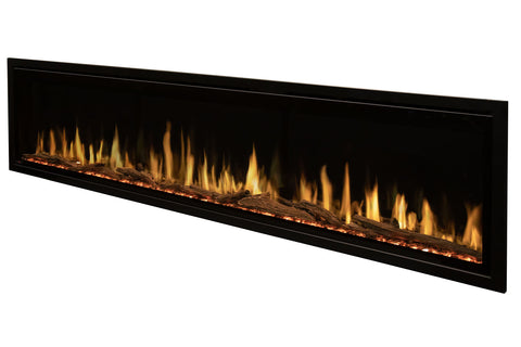 Image of Modern Flames Orion Slim 60 Inch Heliovision Virtual Recessed Wall Mount Electric Fireplace - OR60-SLIM