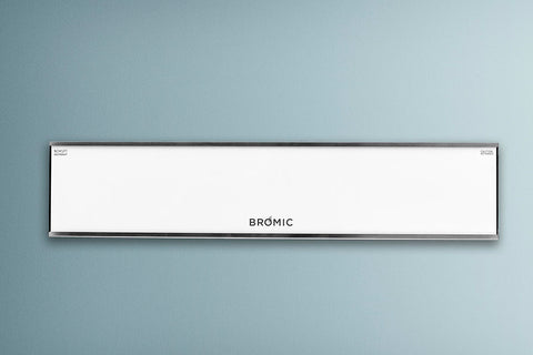 Image of Bromic Platinum Smart-Heat 3400 Watt Infrared Patio Heater White | Platinum 50 in Electric Radiant Heater | BH0320008