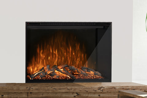 Image of Modern Flames Redstone 54 inch Built In Electric Fireplace Insert | Electric Firebox Heater | RS-5435 | Electric Fireplaces Depot