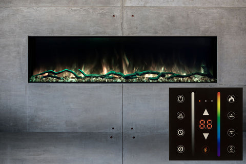 Image of Modern Flames Landscape Pro Slim 44" Built In Linear Electric Fireplace