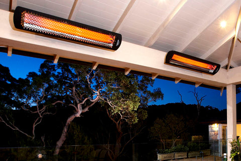 Image of Bromic Tungsten Smart-Heat 2000 Watt Outdoor Electric Patio Heater Black | Tungsten 44 in Electric Radiant Heater | BH0420030