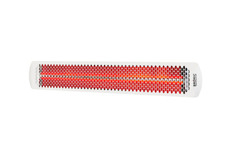 Image of Bromic Tungsten Smart-Heat 4000 Watt Outdoor Electric Patio Heater White | Tungsten 44 in Electric Radiant Heater | BH0420012