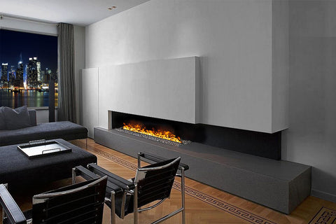 Image of Aquafire Water Vapor 20'' Built-In Electric Fireplace Insert | Water Mist Electric Fireplace | AWA-20-50 | Electric Fireplaces Depot
